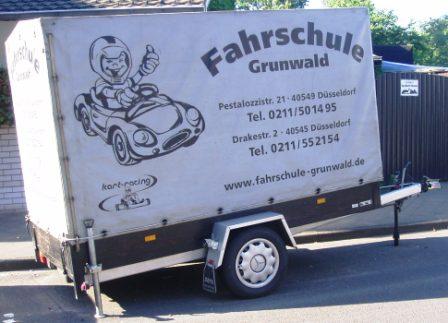 Schulungsfahrzeuge der Fahrschule Grunwald - Anh&auml;nger f&uuml;r Klasse BE